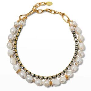 Lizzie Fortunato "Crystal Lagoon" necklace